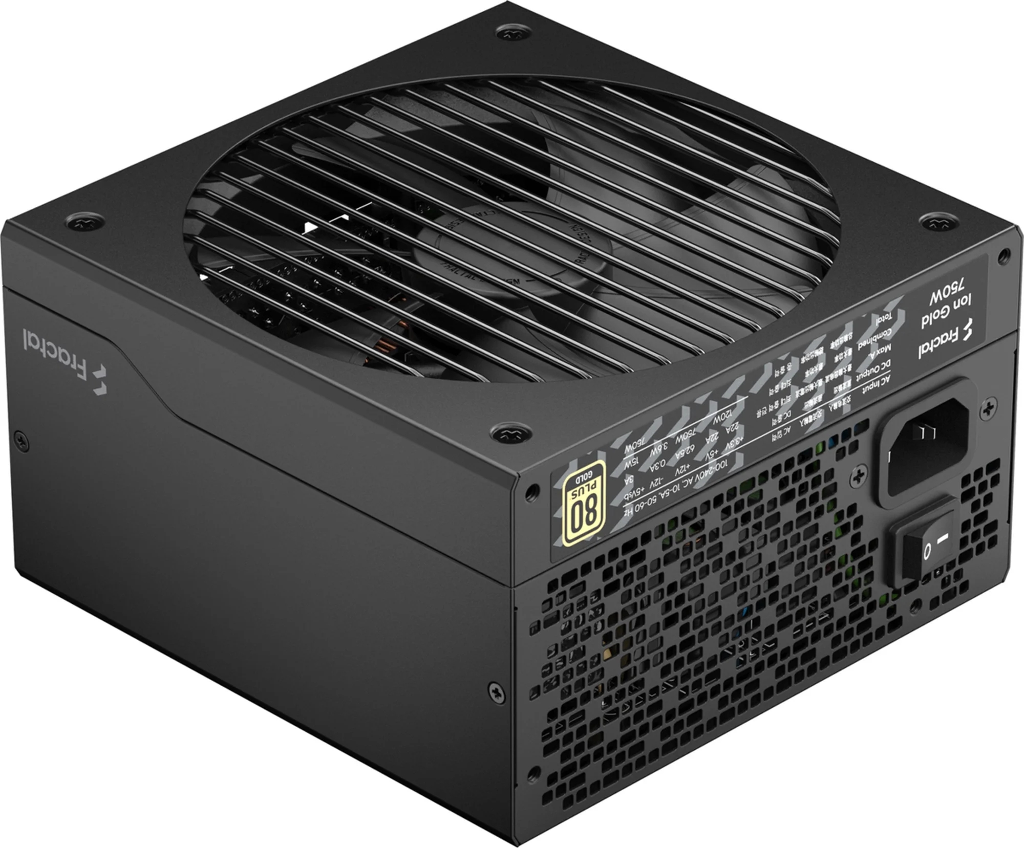 Fractal Design ION Gold 750W – pilnai modulinis 750W maitinimo blokas